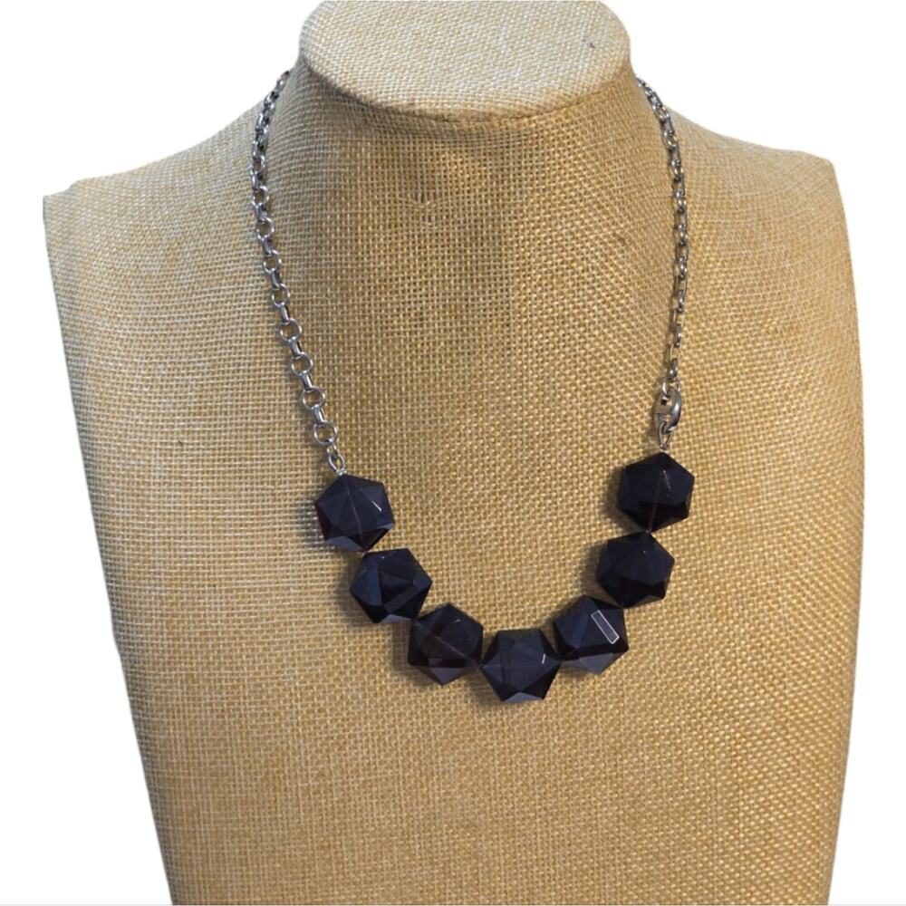 LIA SOPHIA Infinitme Large Faceted Glass Violet Strand